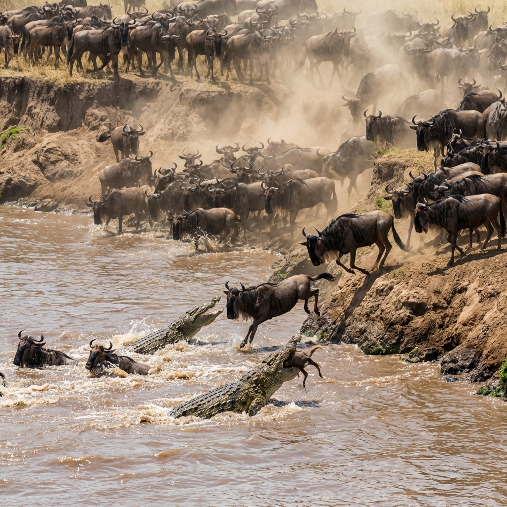 馬拉河渡河：動物大遷徙最震撼的場景