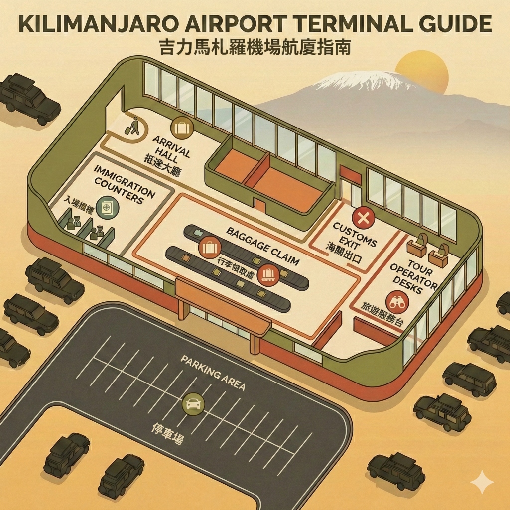 吉力馬札羅機場航廈指南